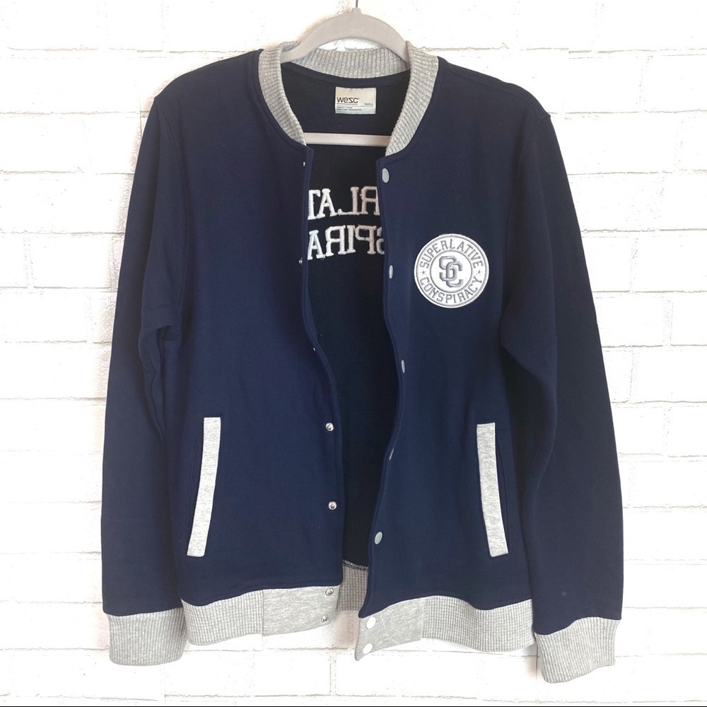 𝅺wesc (SUPERLATIVE CONSPIRACY) Varsity Jacket